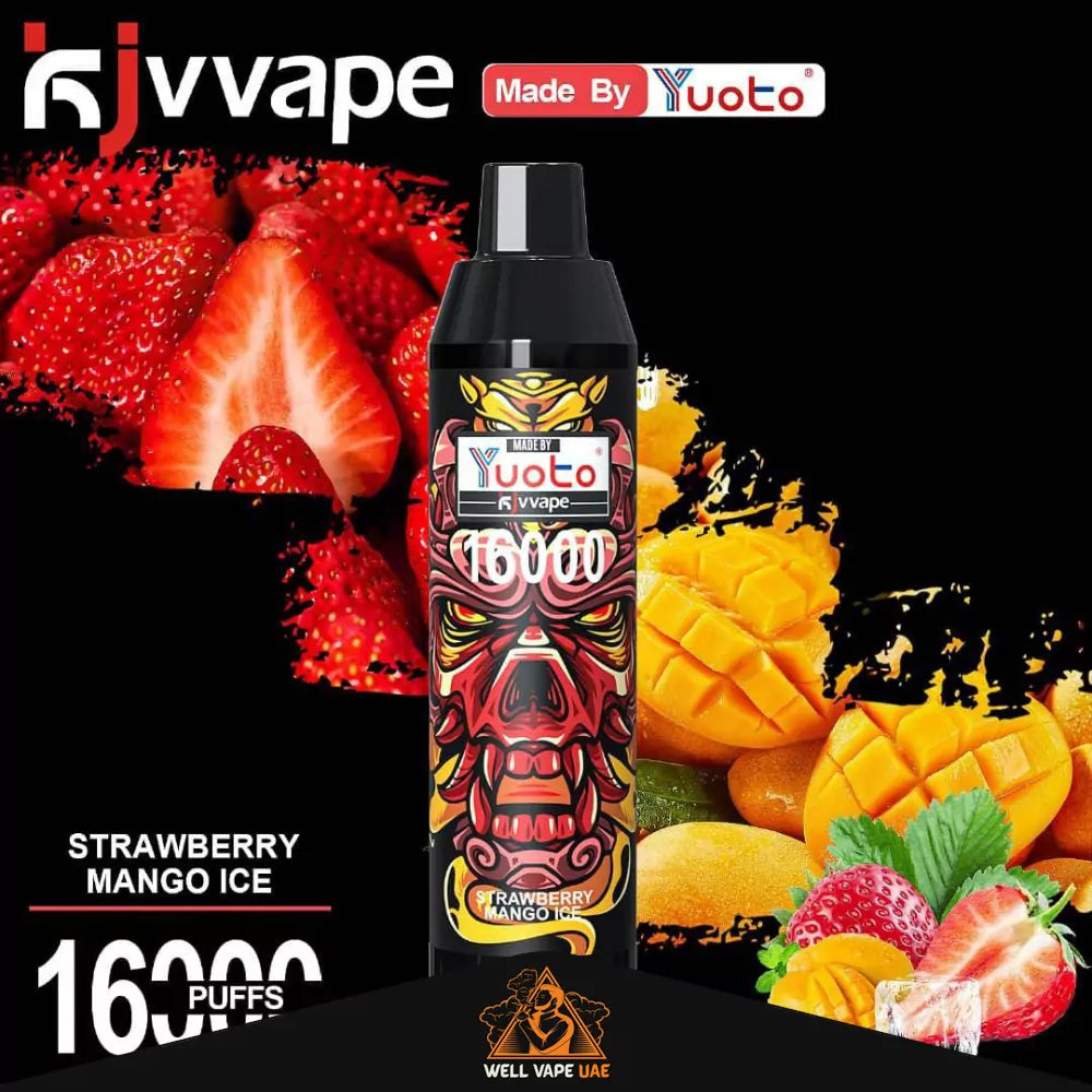 Yuoto KJV Devil 16000 Puffs Strawberry Mango Ice