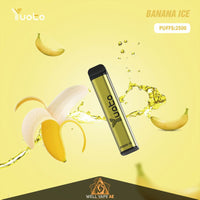 Yuoto XXL 2500 Puffs Banana Ice