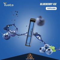 Yuoto XXL 2500 Puffs Blueberry Ice