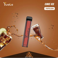 Yuoto XXL 2500 Puffs Coke Ice